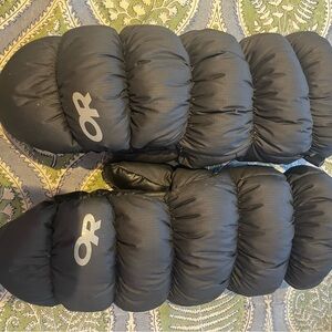 Outdoor Research Black Down Mittens